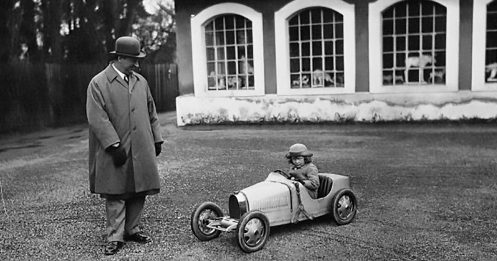 1920 Bugatti Baby With Ettore Bugatti
