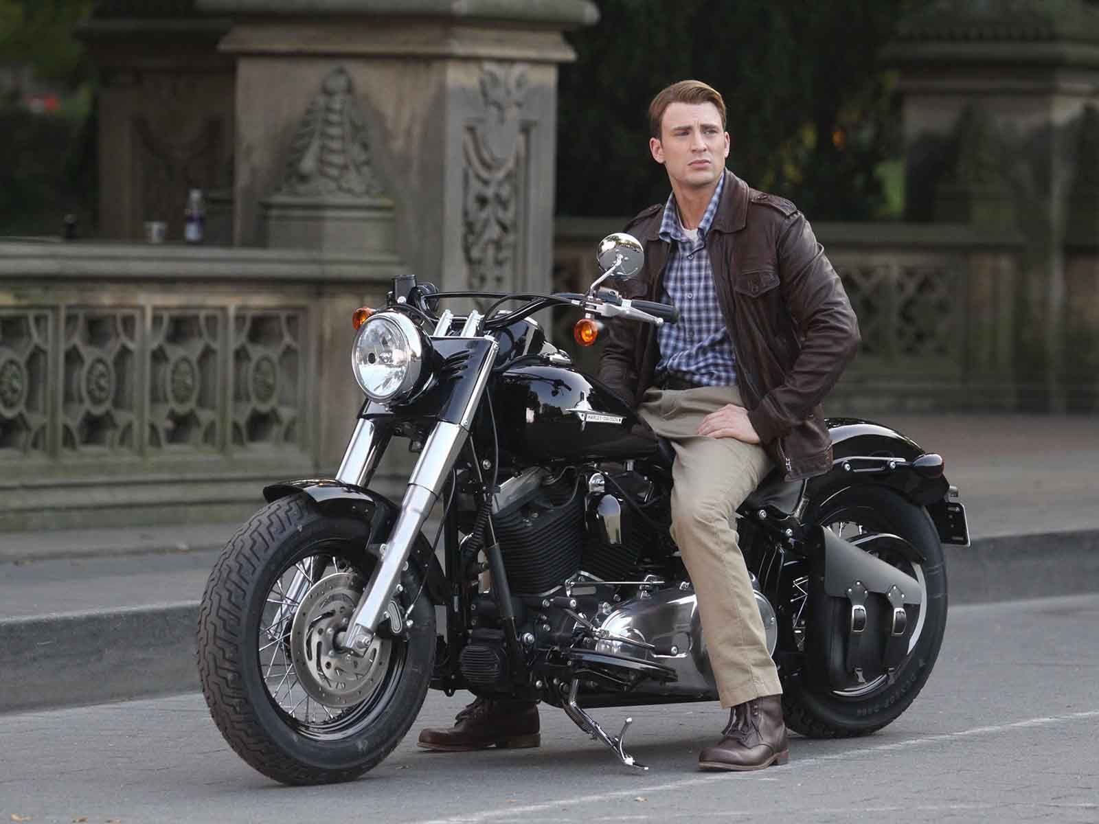 Captain America's 2012 Harley-Davidson Softail Slim Motorcycle