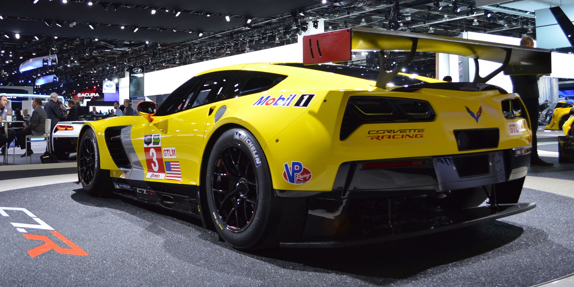 The rear of the C7.R