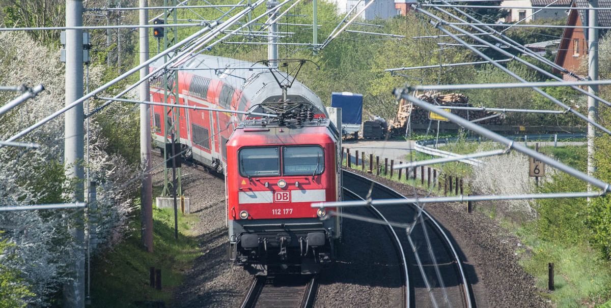 Deutsche Bain electric powered train