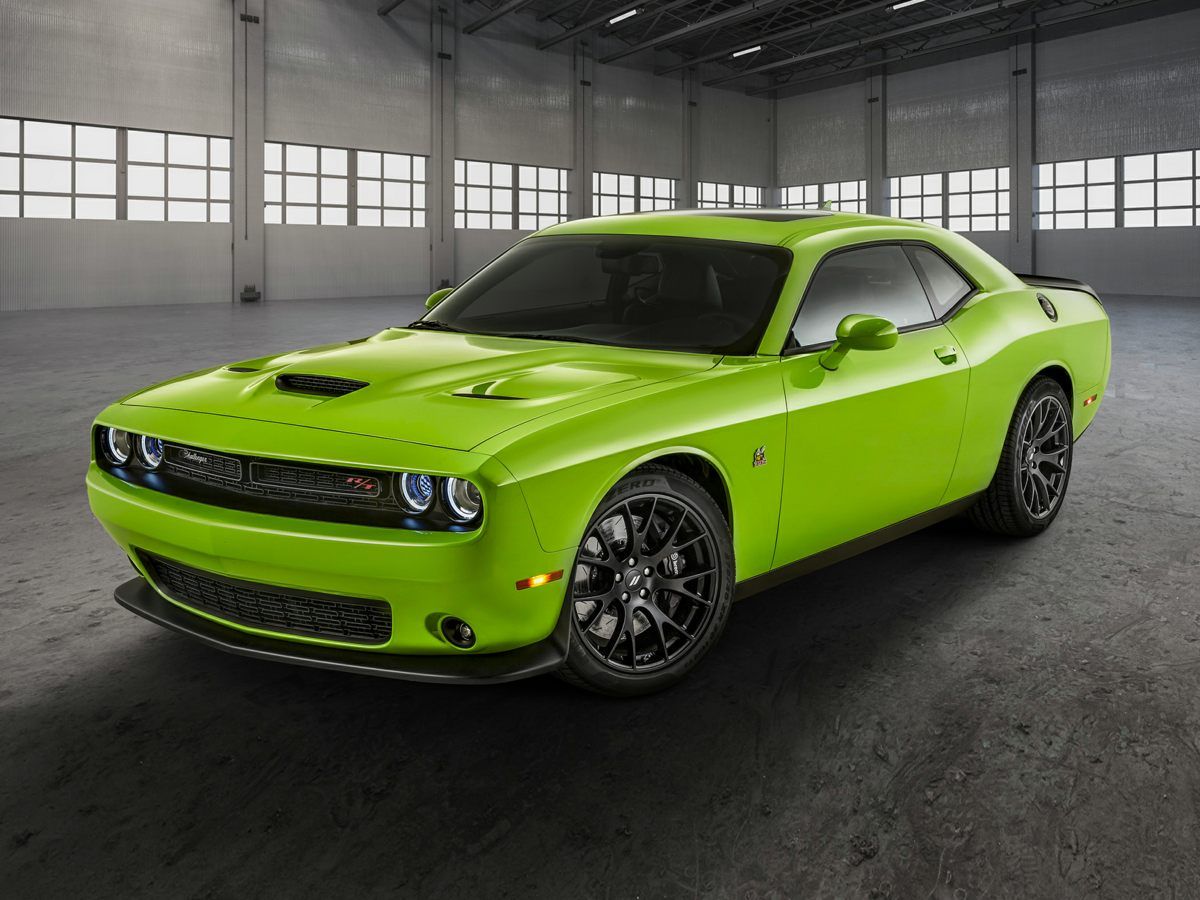 Dodge Challenger RT Scat Pack in bright green