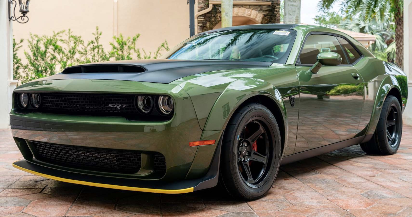 Dodge Demon With Only 6 Miles On The Clock Hits Bring A Trailer