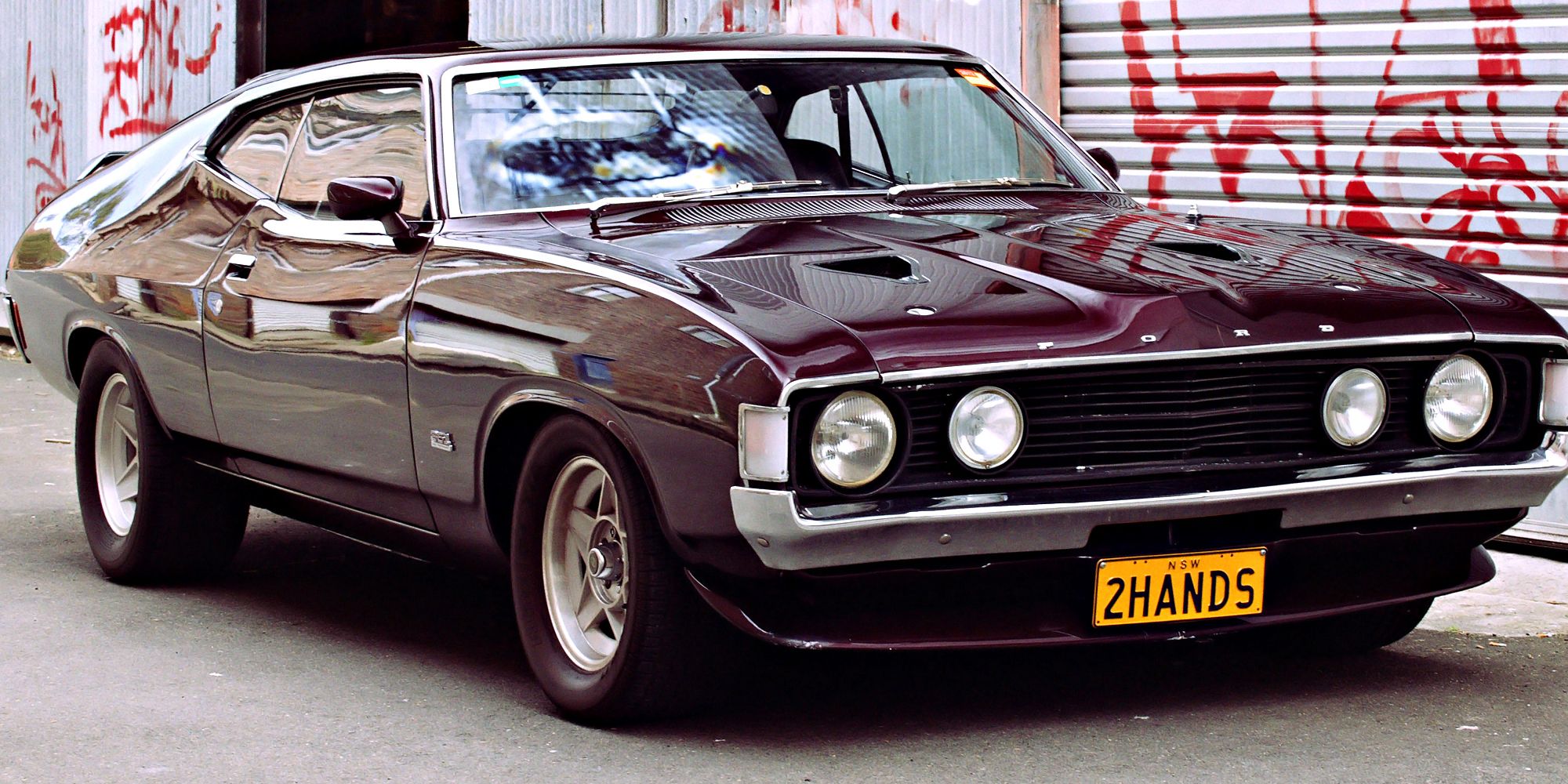 The front of the XB Falcon