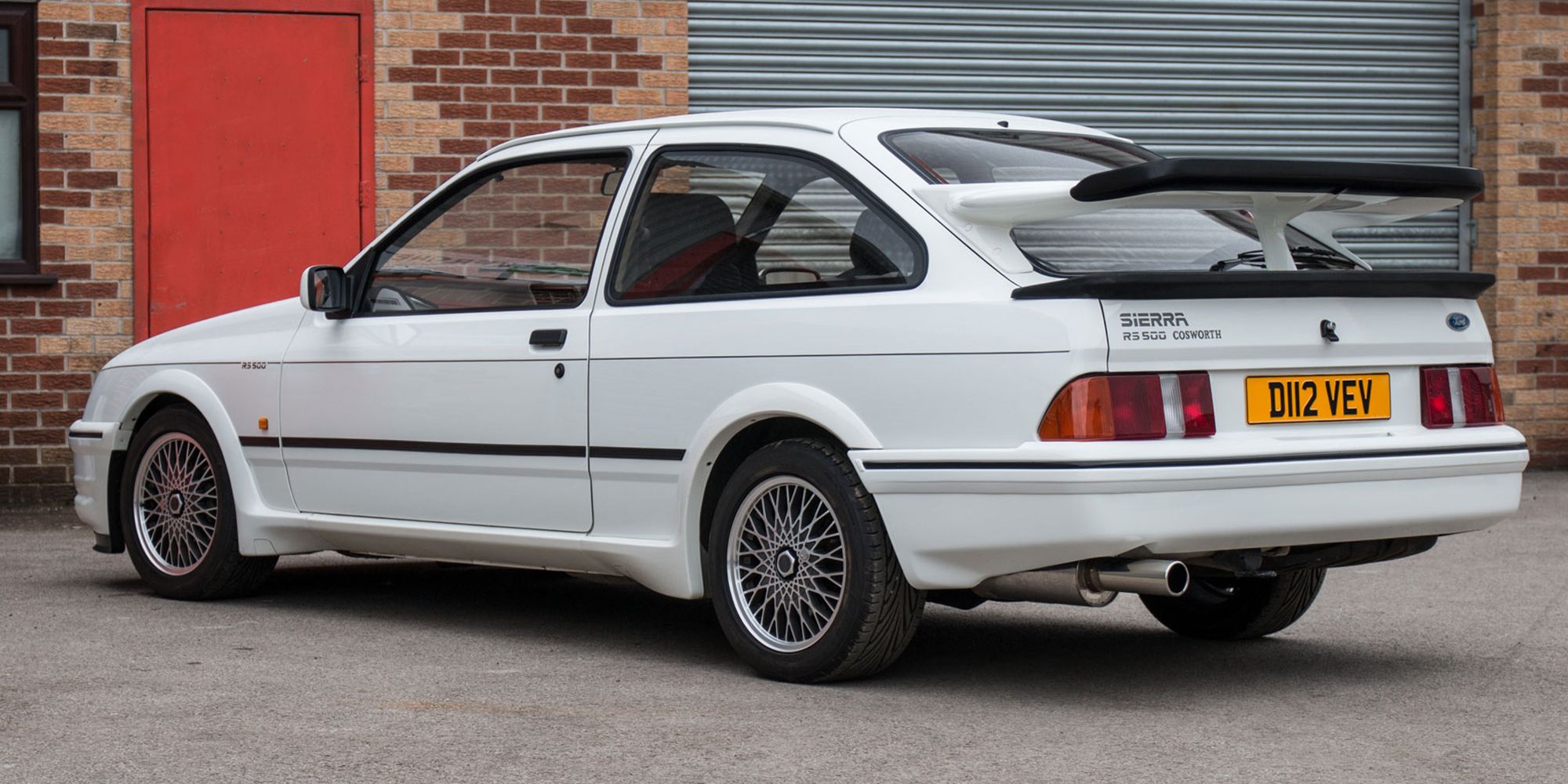 The rear of the Sierra Cosworth