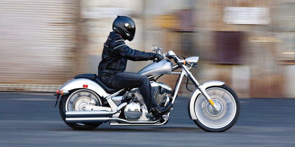 Man Riding 2020 Honda Fury