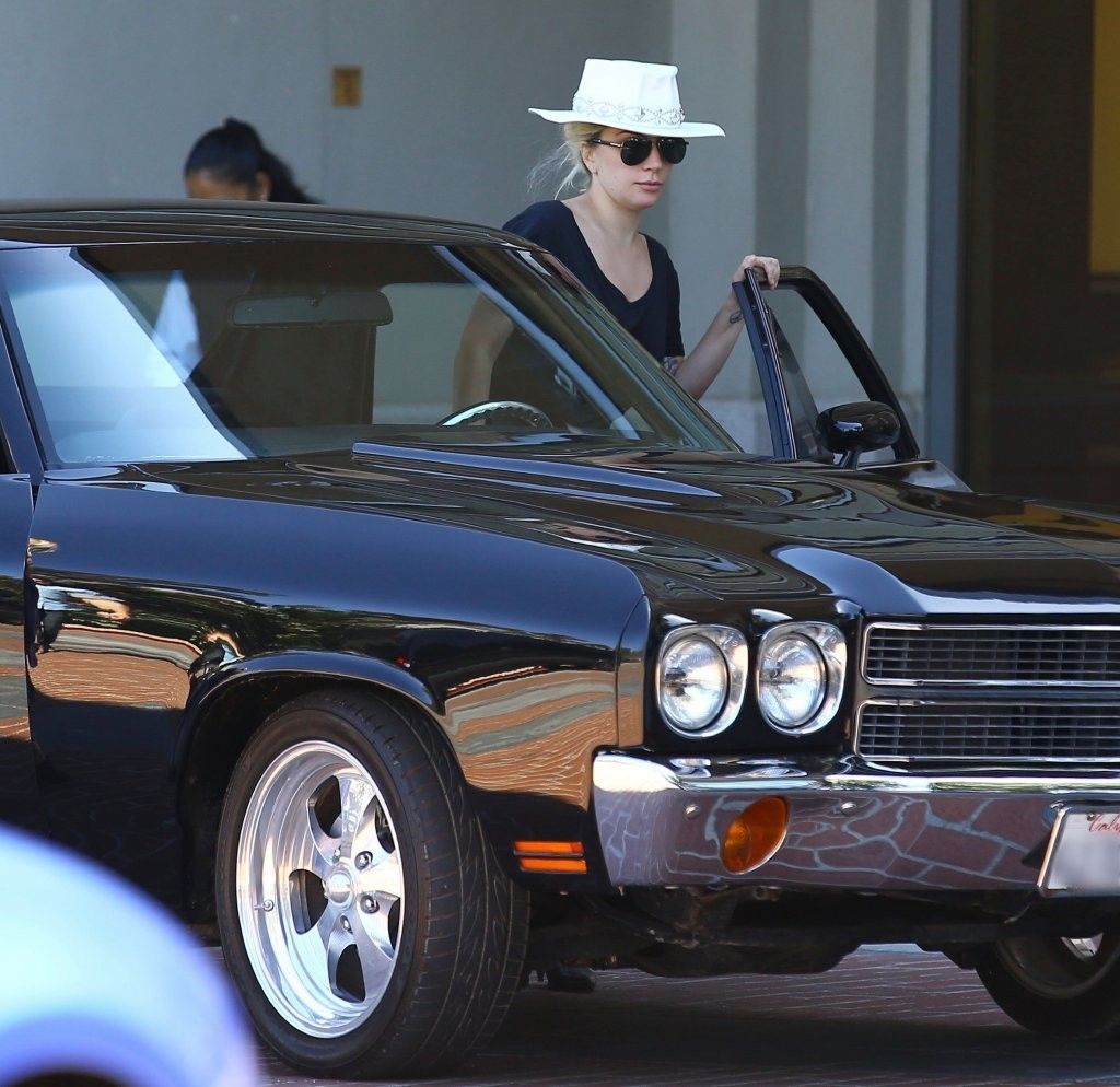 Lady Gaga - modified Chevrolet El Camino