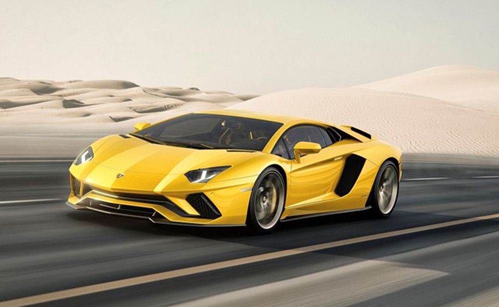 Lamborghini Aventador artist rendering