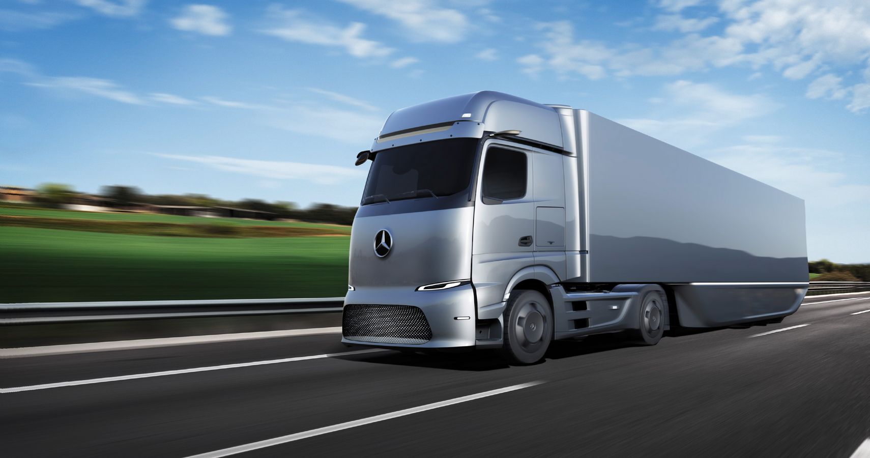 MercedesBenz Introduces Hydrogen FuelCell eActros LongHaul Truck