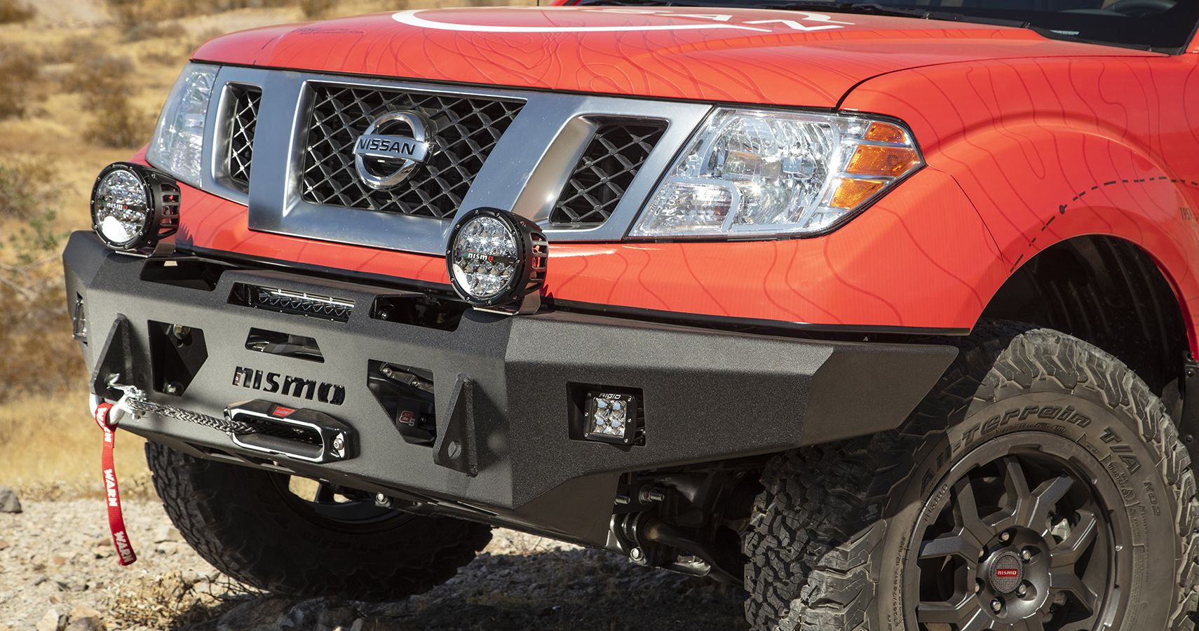 NISMO off-road bumper and lighting