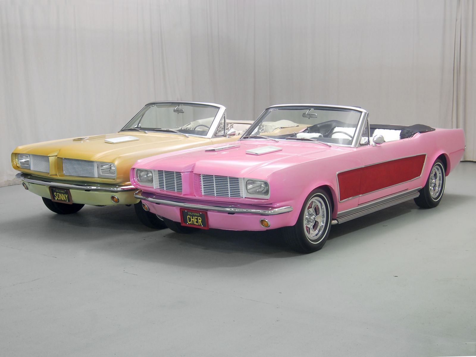 Sonny and Cher's modified Ford Mustangs