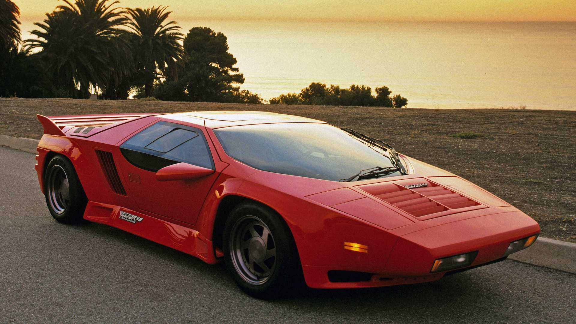 The Vector W8 marked America’s entry into the supercar market dominated by Ferrari and Lamborghini