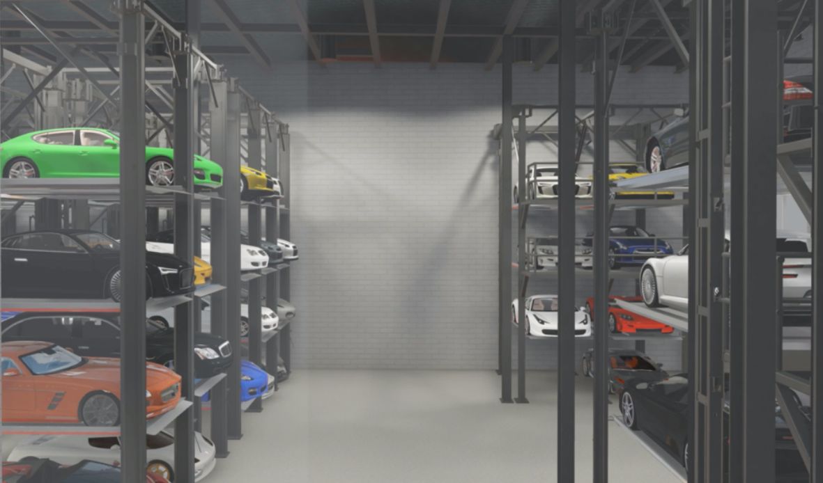 Virtual Version of Westend Collector Car Storage interior