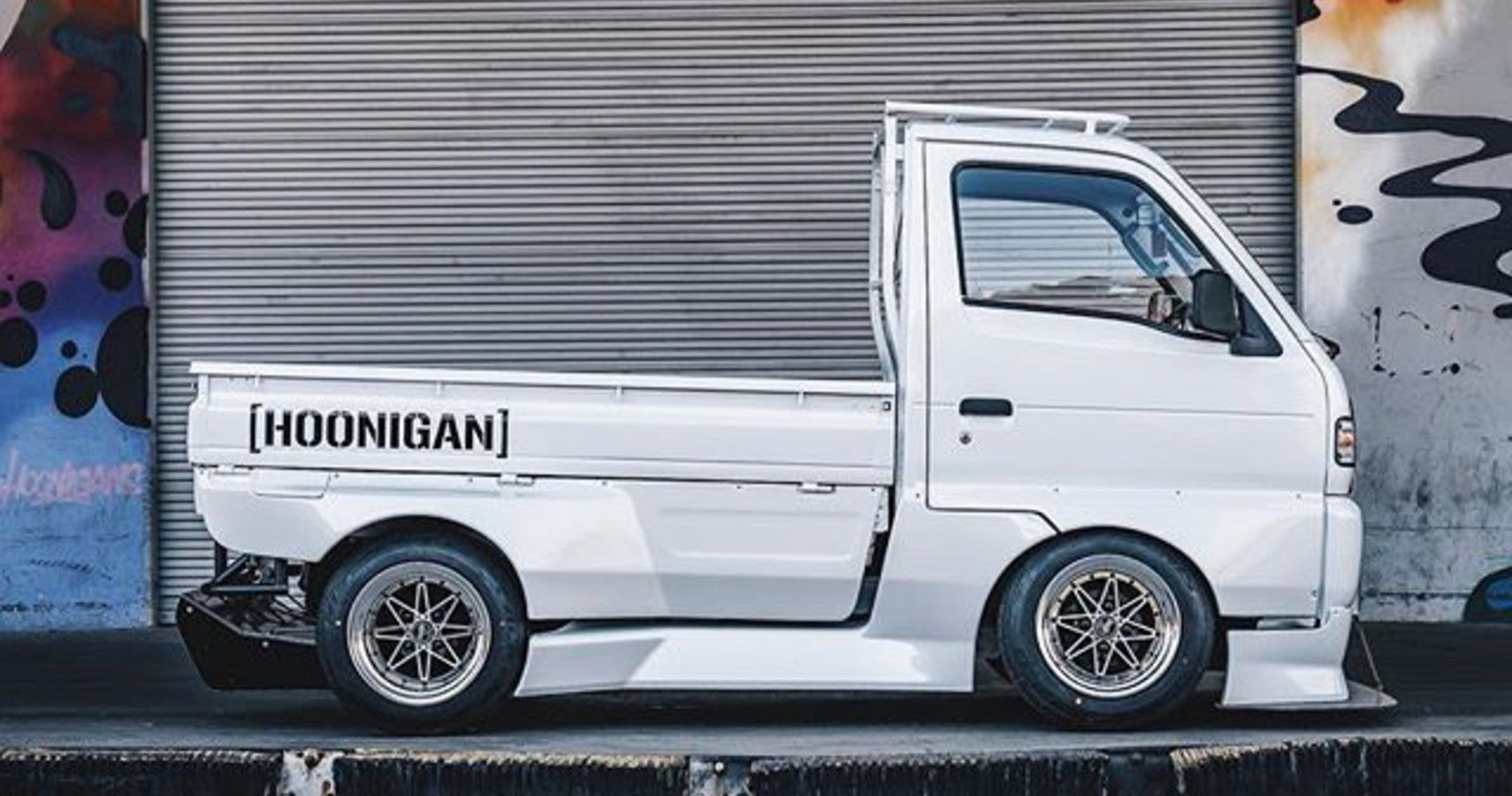 Watch HOONIGAN's Drift Kei Truck Destroy Its Tires