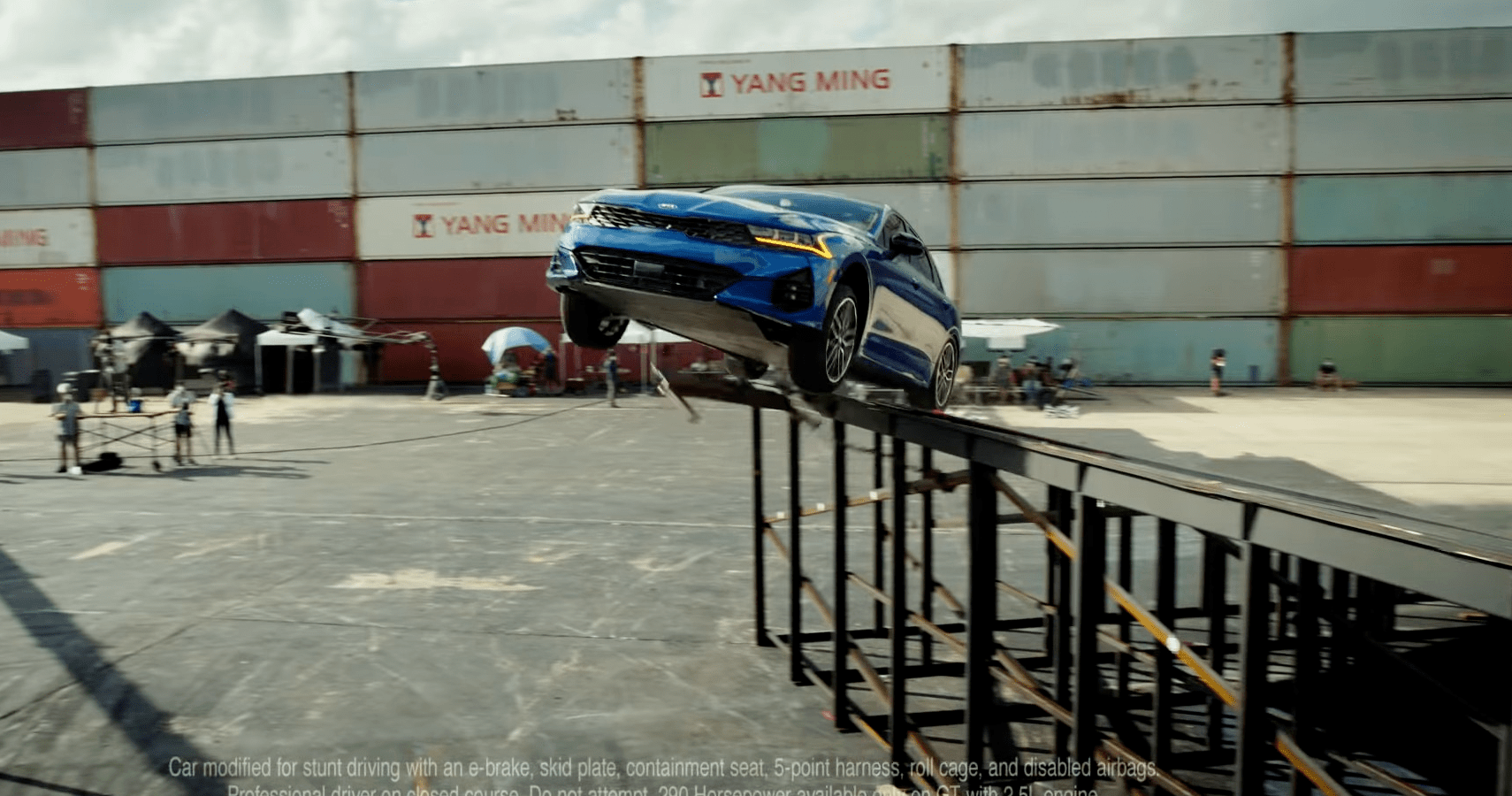 Watch Kia Complete An Impossible Stunt In The New K5 GT!