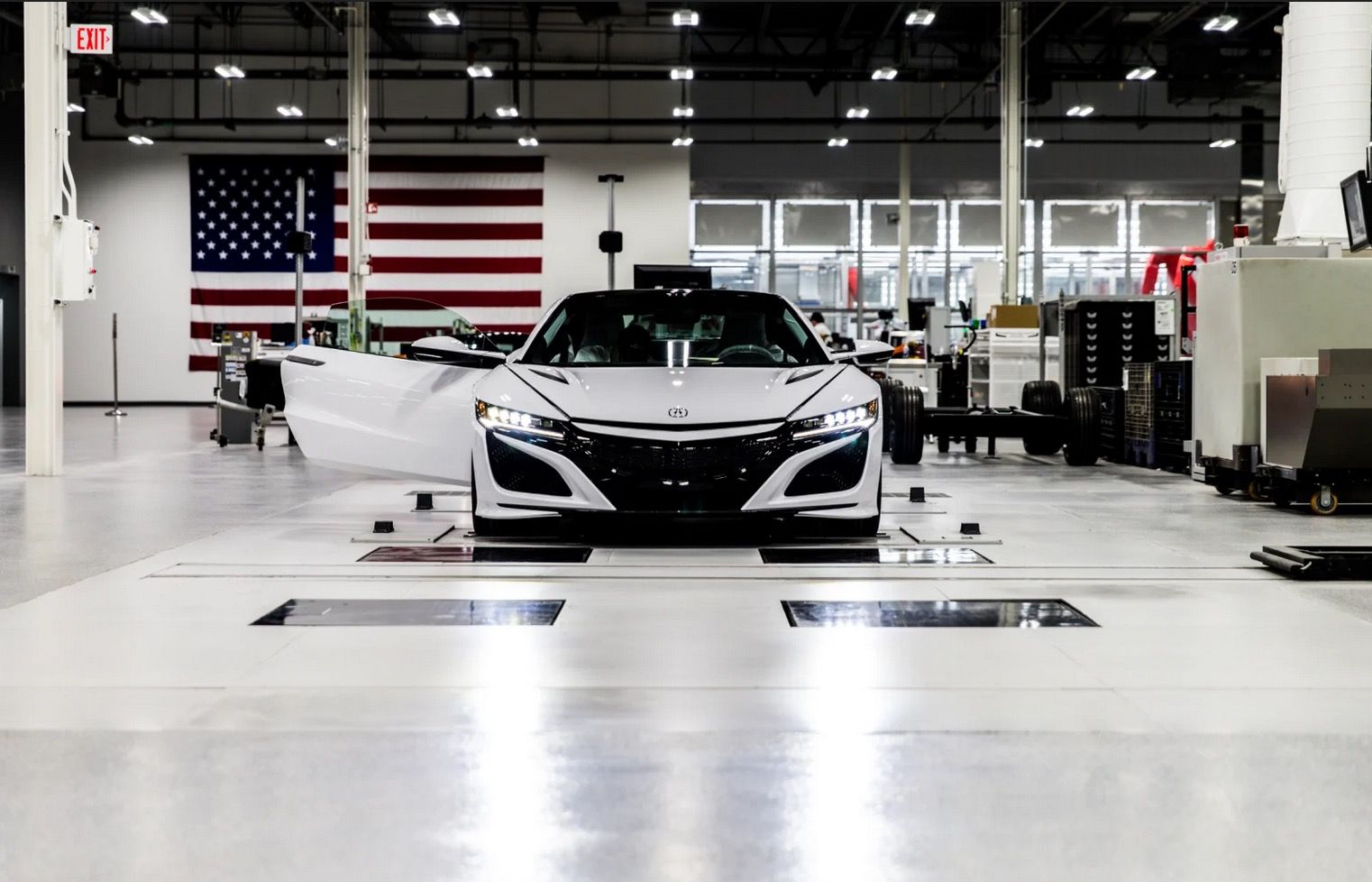 Acura Honda NSX Performance Supercar Factory Manufacturing Industry Production