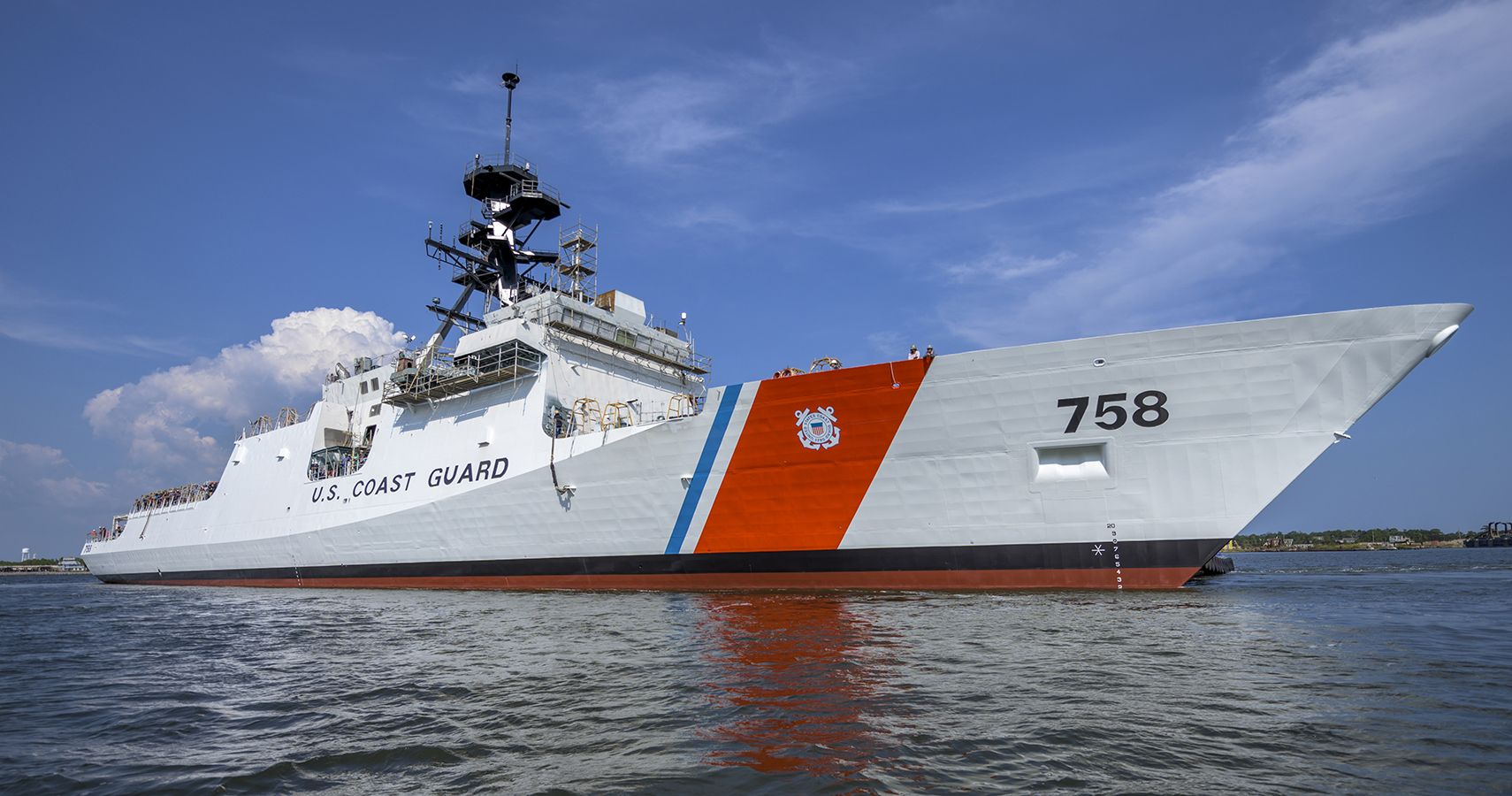 National Security Cutter 9 USCGC Stone Completes Builder's Sea Trials