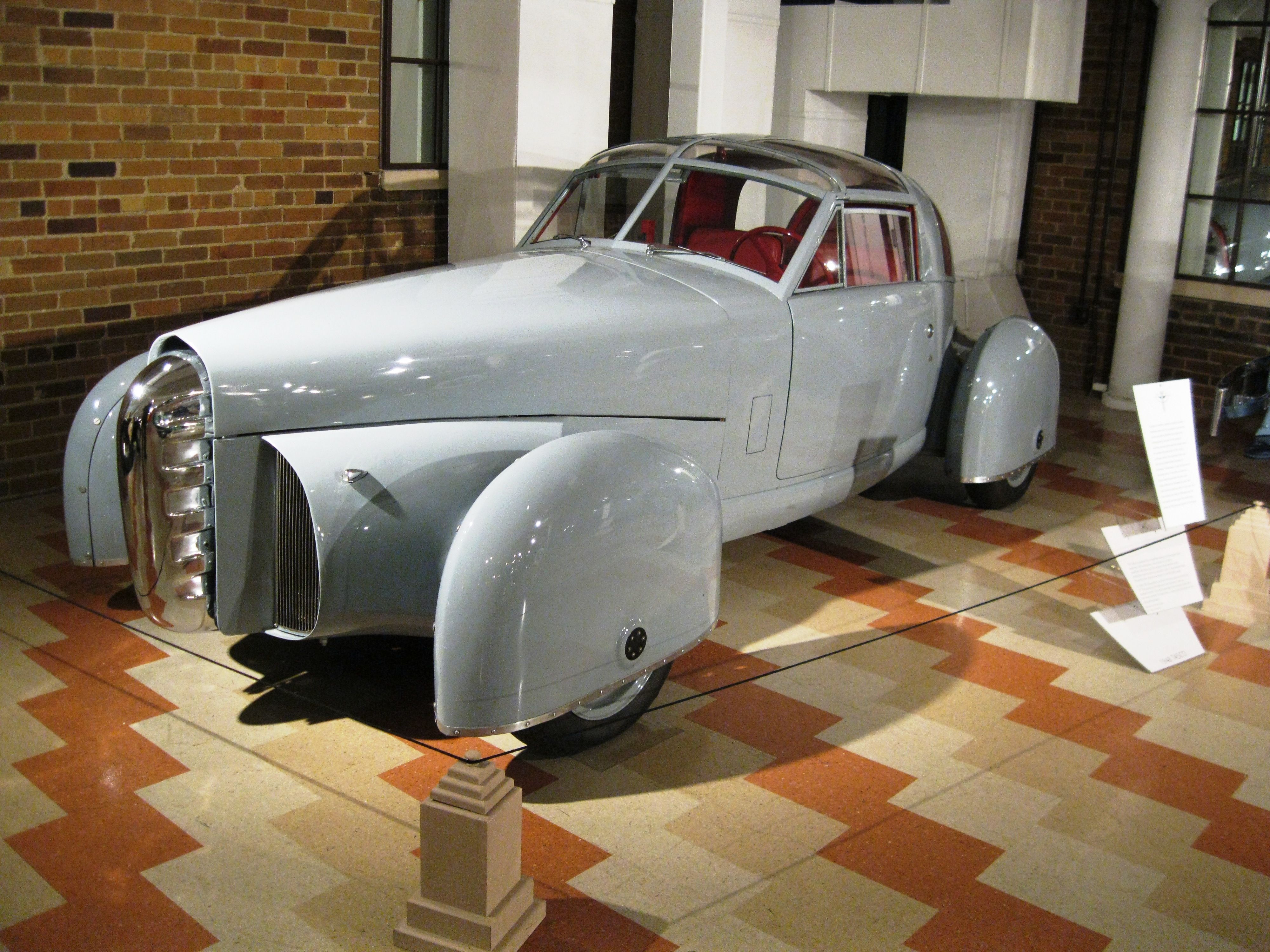 1948 Tasco parked inside a building
