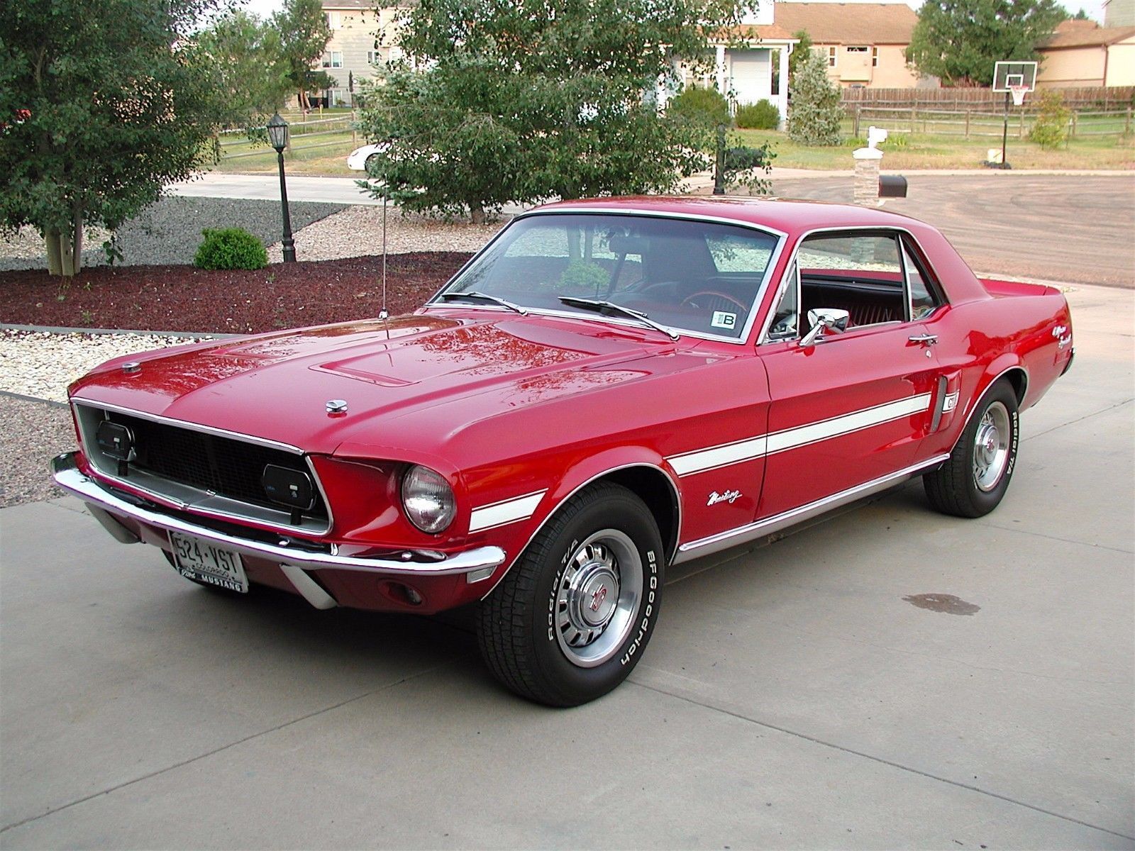 1968 Ford Mustang California Special red