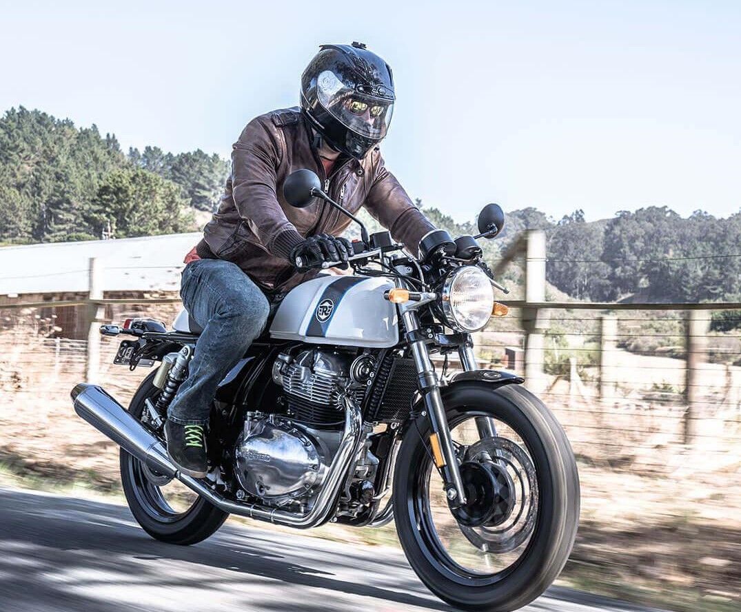 riding on the 2012 Royal Enfield Continental GT 650