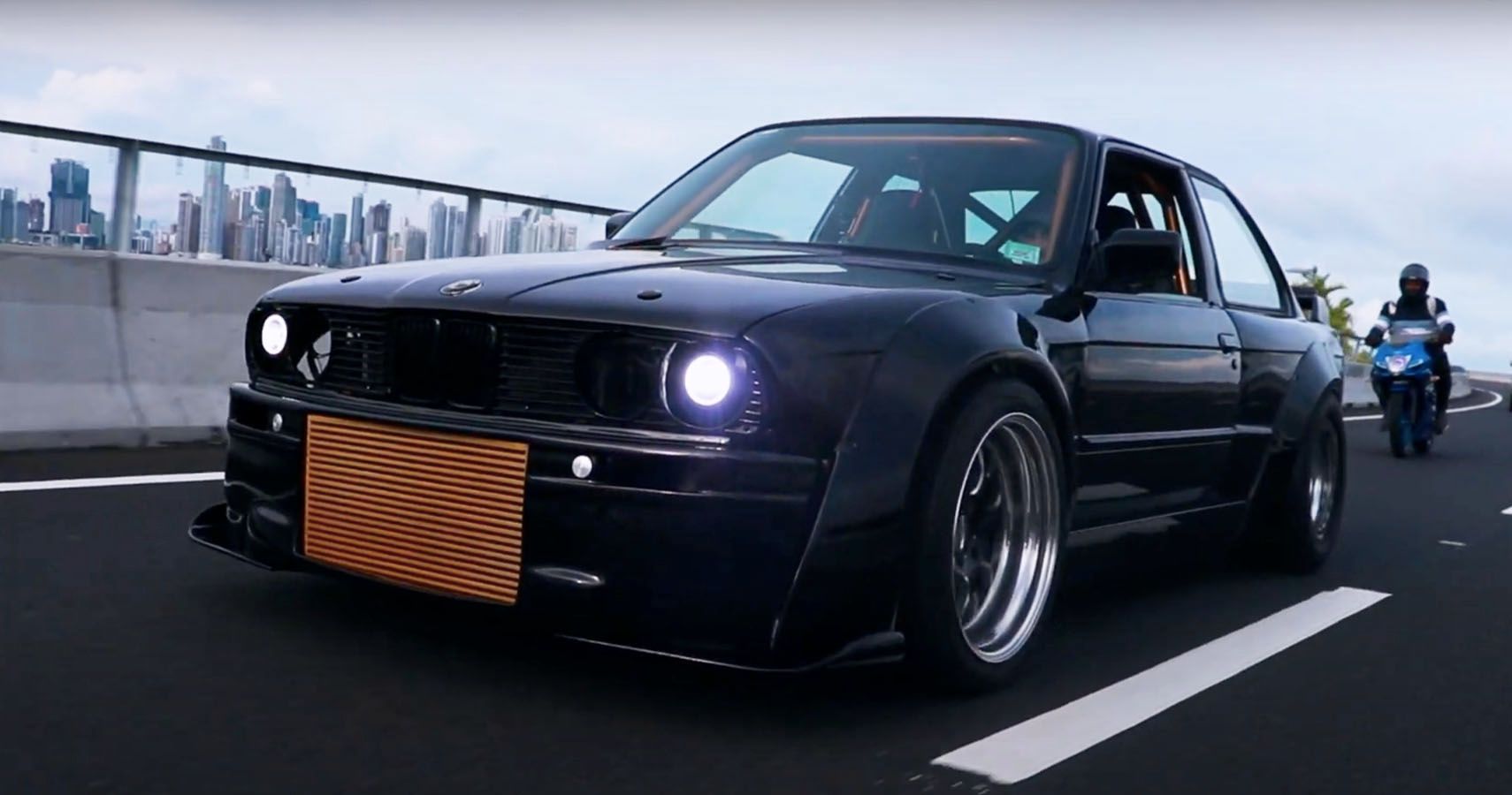 Look At This 2jz Swapped 0 Bmw Spitting Flames On The Streets Of Panama