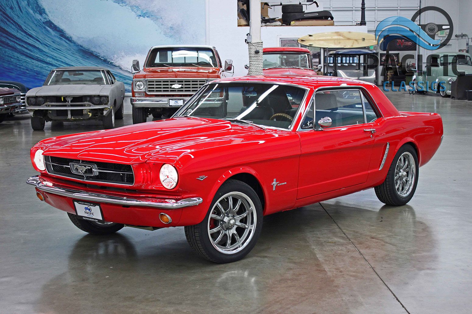 A Mustang restoration requires a garage and automotive tools