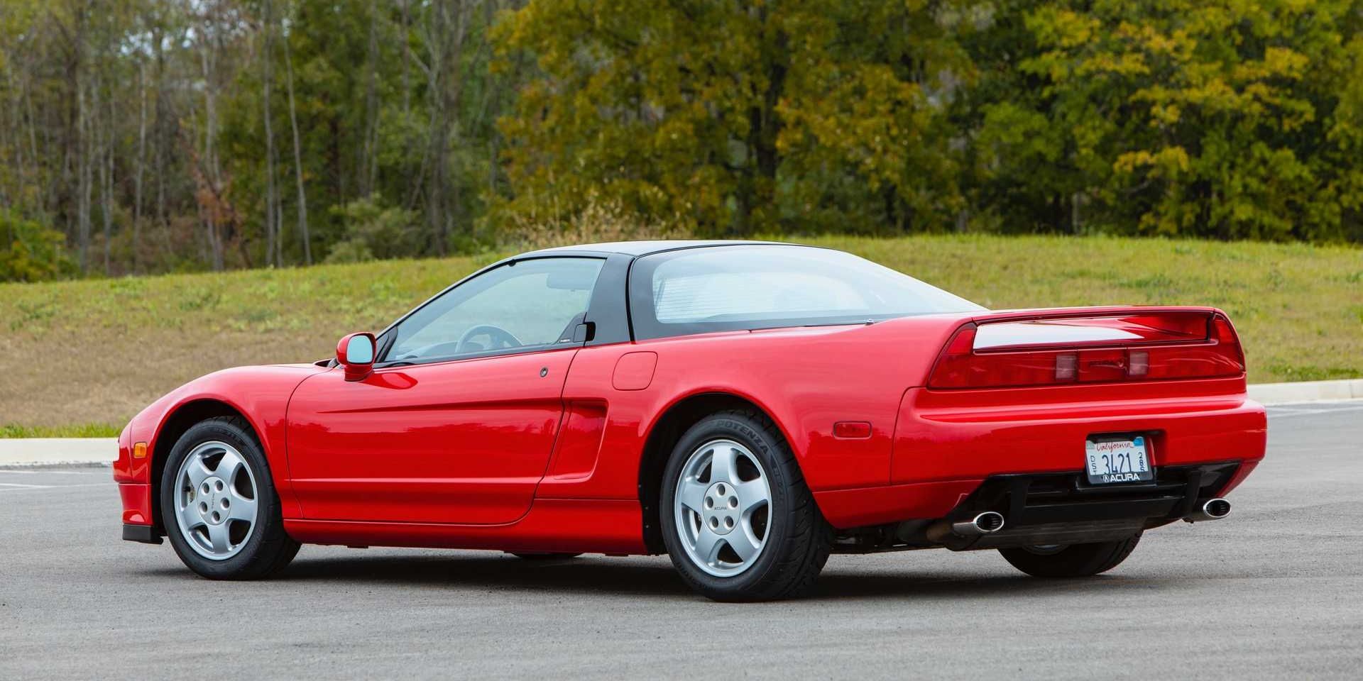 Red Acura NSX Rear 3/4