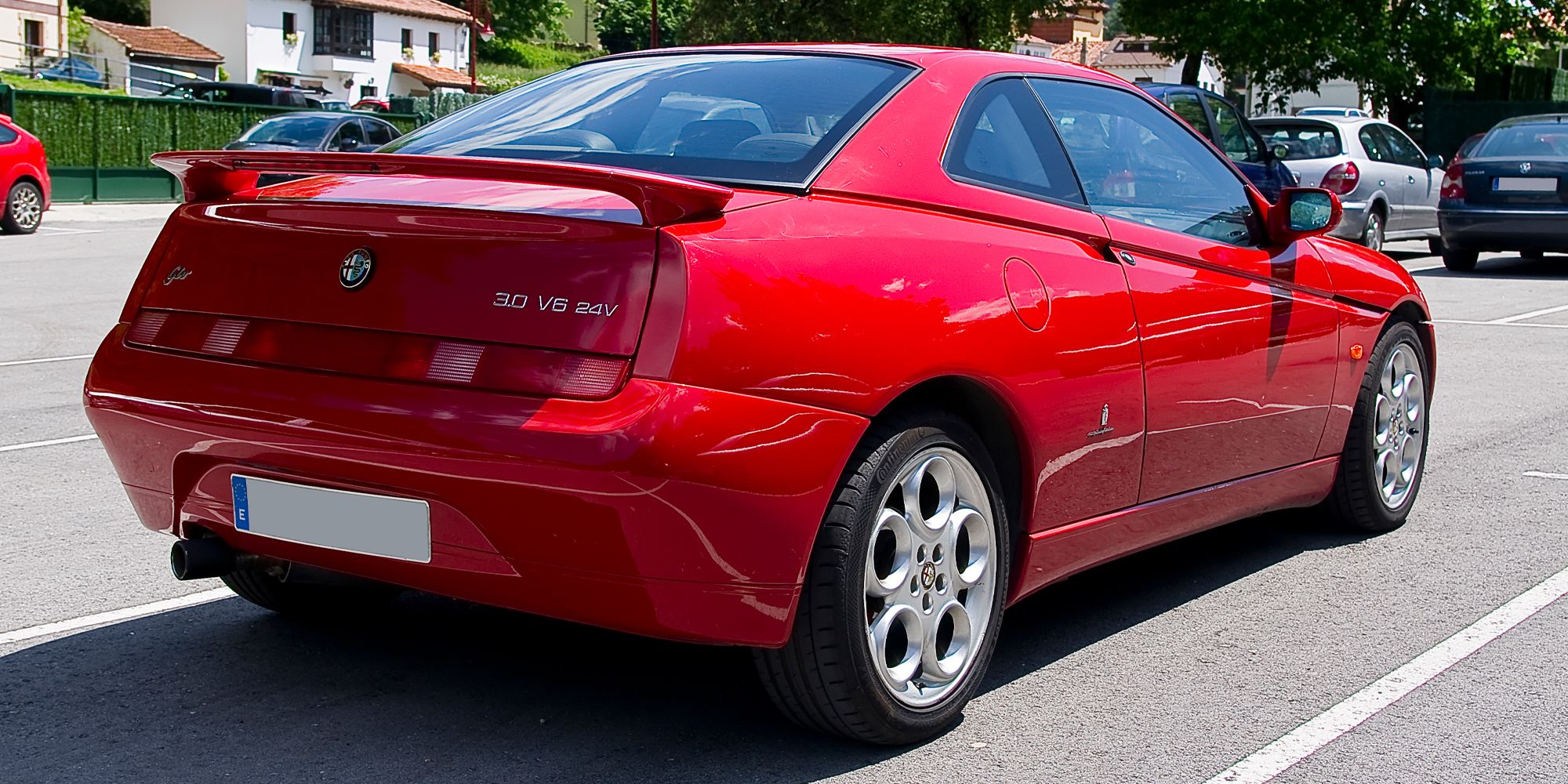 The rear of the GTV