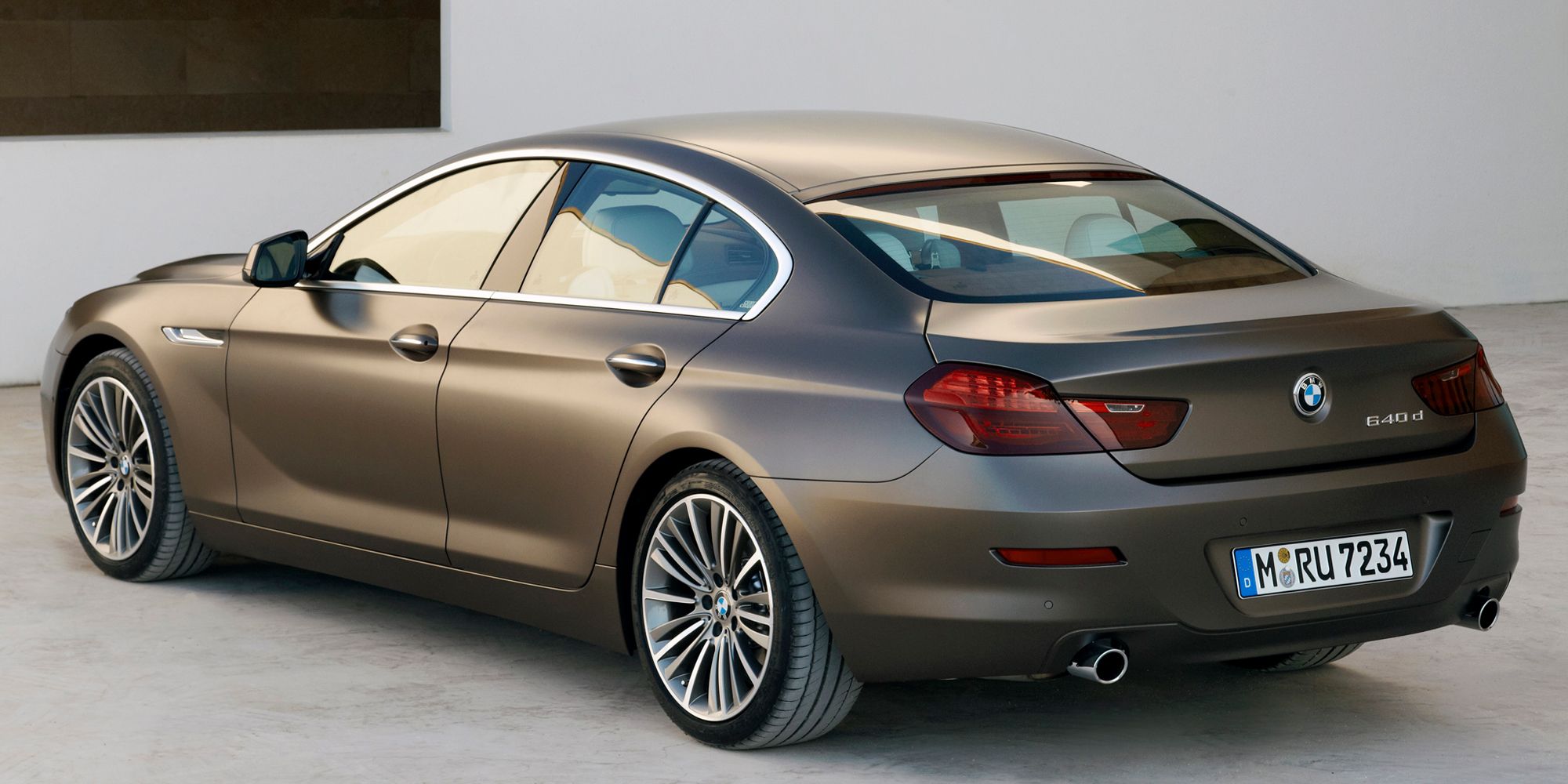 The rear of the 6 Gran Coupe
