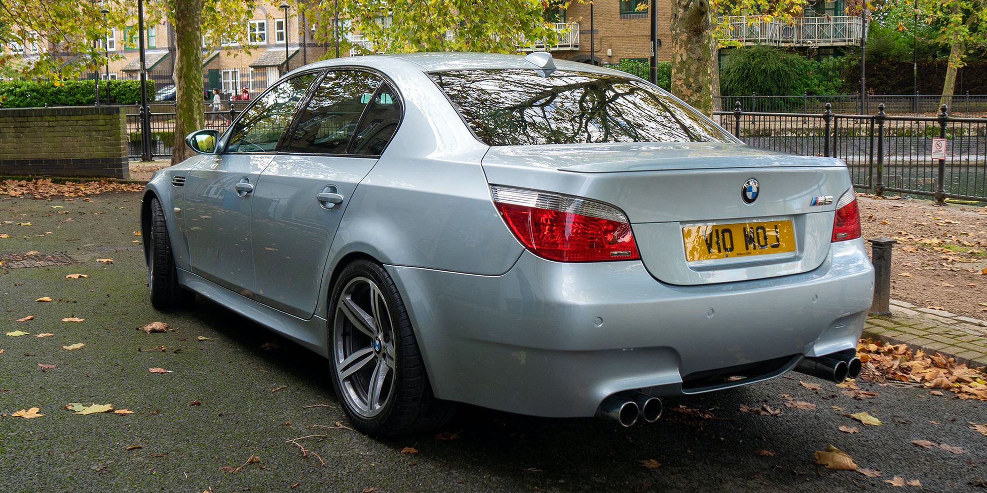 The rear of the E60 M5
