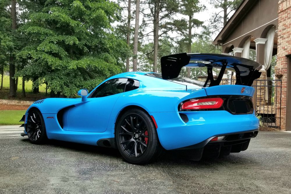 2017 Dodge Viper ACR Extreme In Blue Rear View