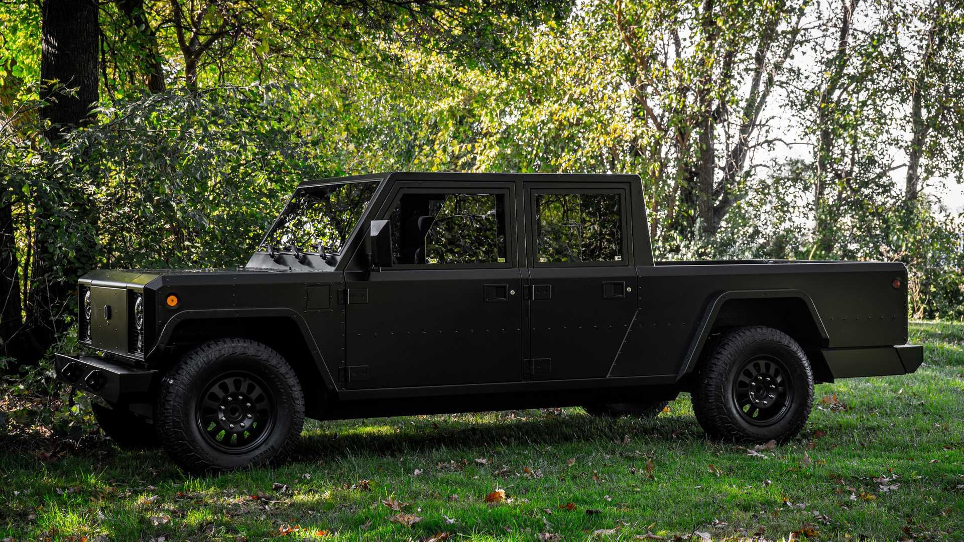 Bollinger B2 in forest