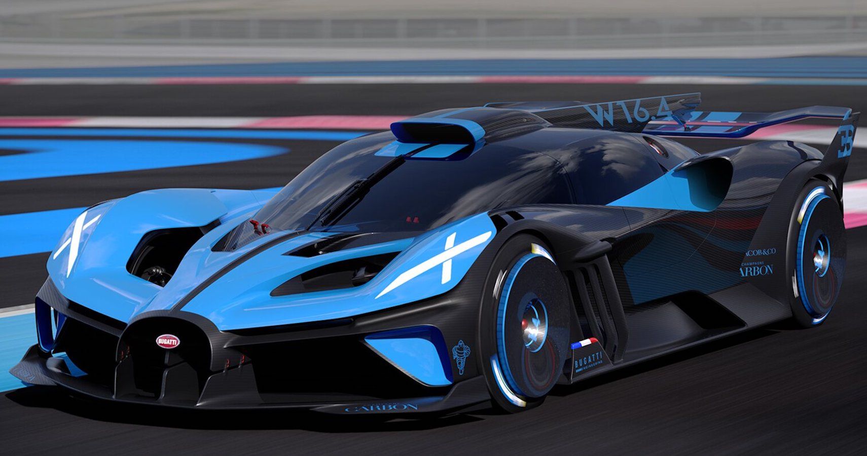 Bugatti Bolide rendering