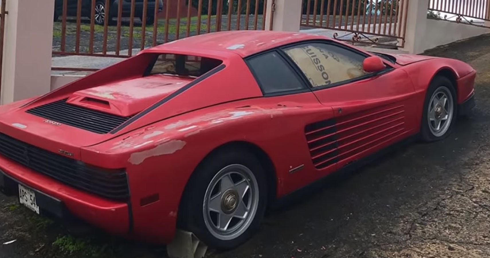 Witness This Ferrari Testarossa's Transformation After 17 Years Of Neglect In Puerto Rico