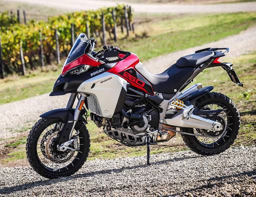 Ducati Multistrada 1260 Enduro parked