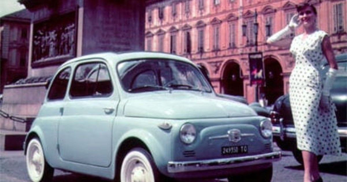 1966 Fiat Nuvou 500 front third quarter view