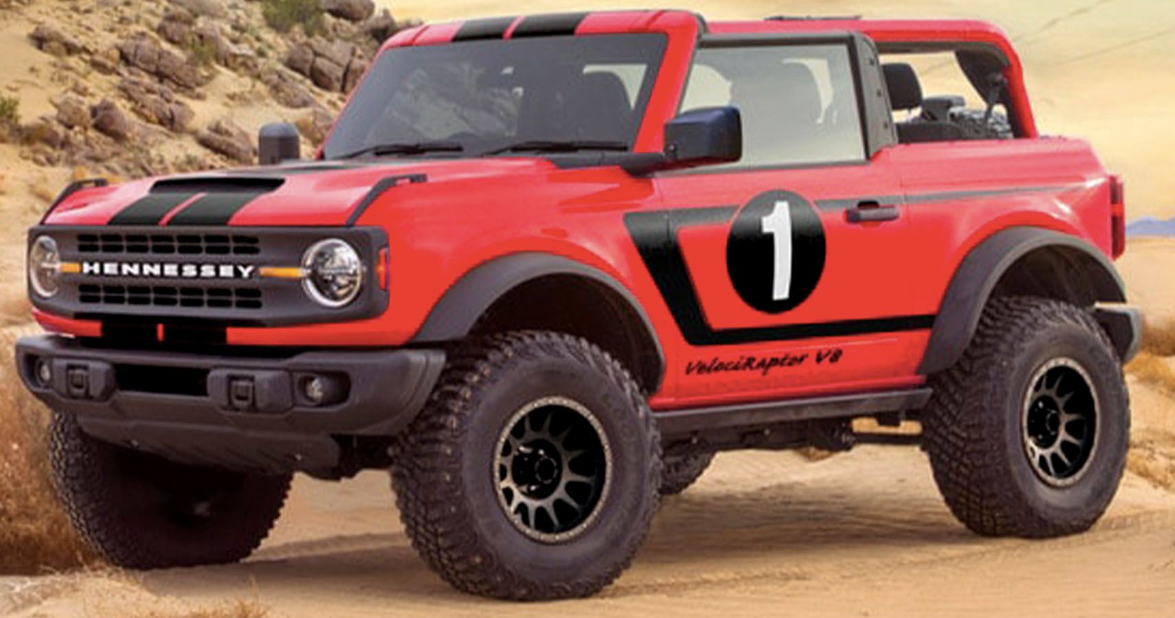 Hennessey Unveils VelociRaptor Ford Bronco With 750HP Supercharged V8