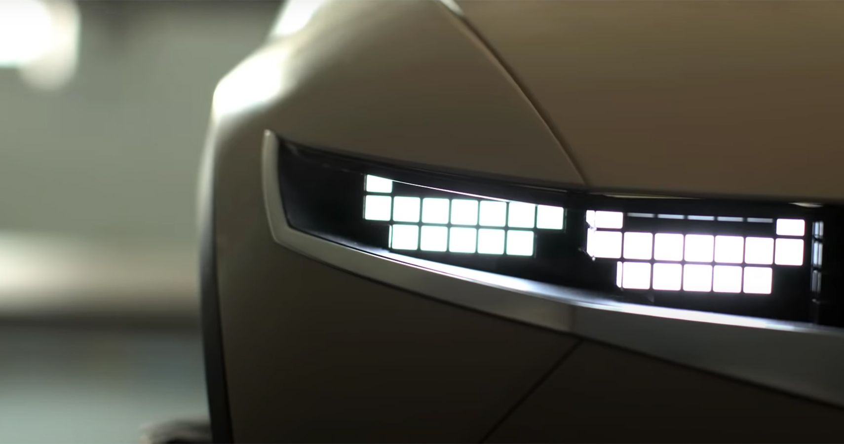 Hyundai Mini EV cube lights