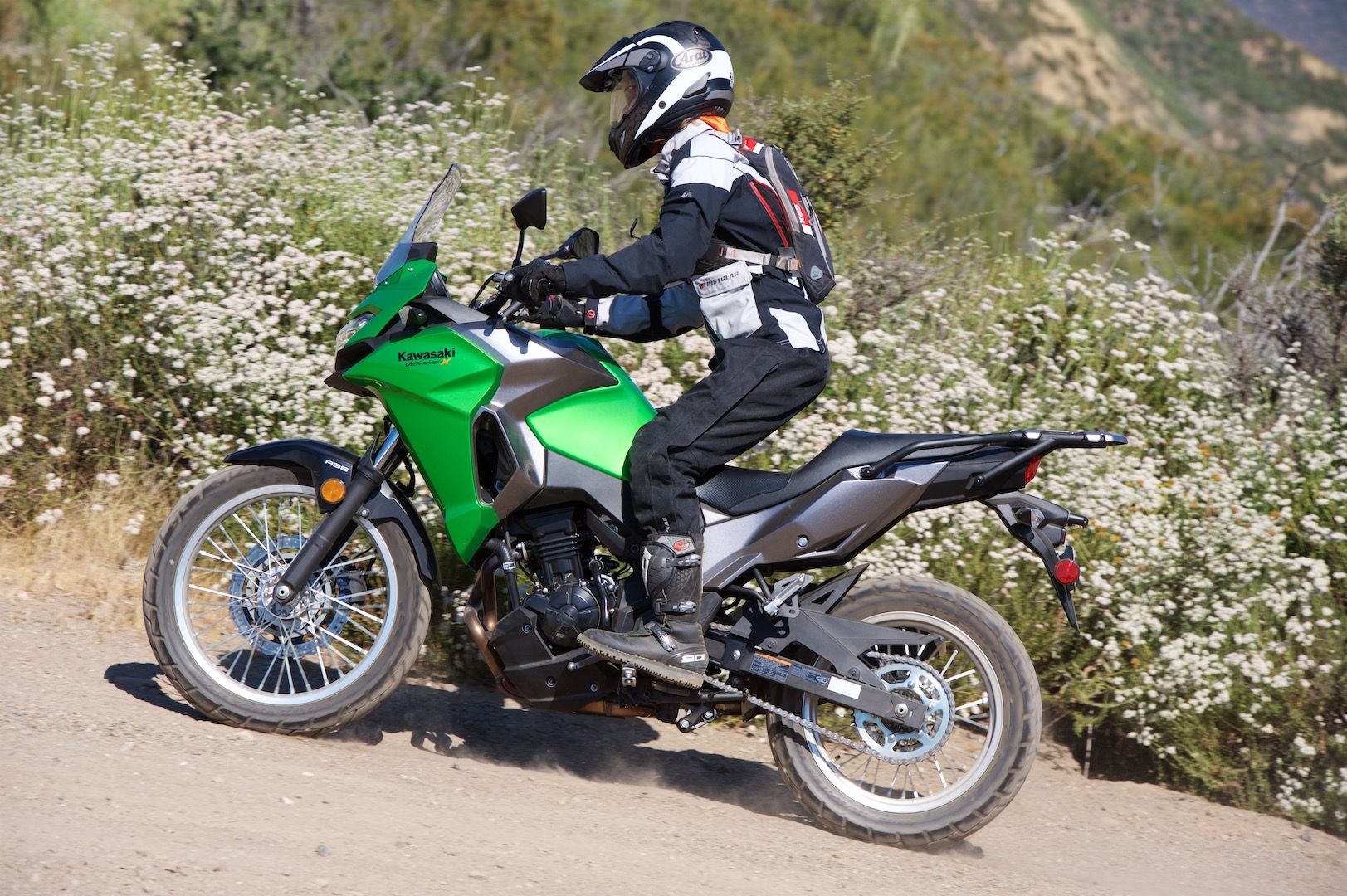 Kawasaki Versys-X 300 riding off-road