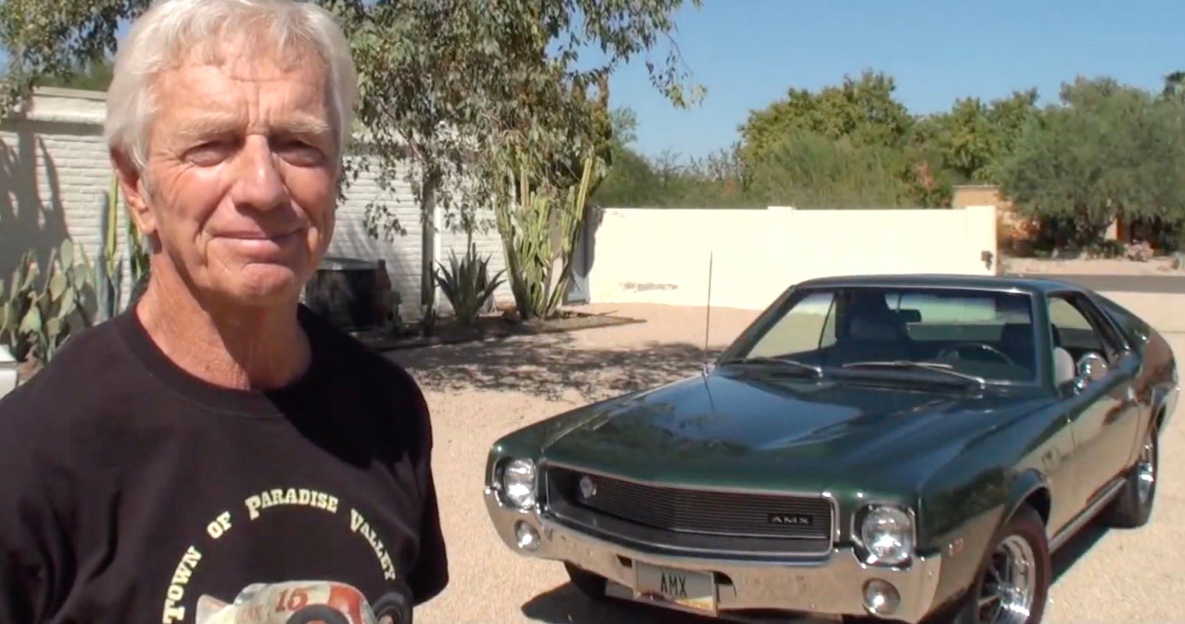 American Muscle Car Loyalty: Proud Original Owner Still Drives His 1969 AMC AMX Today