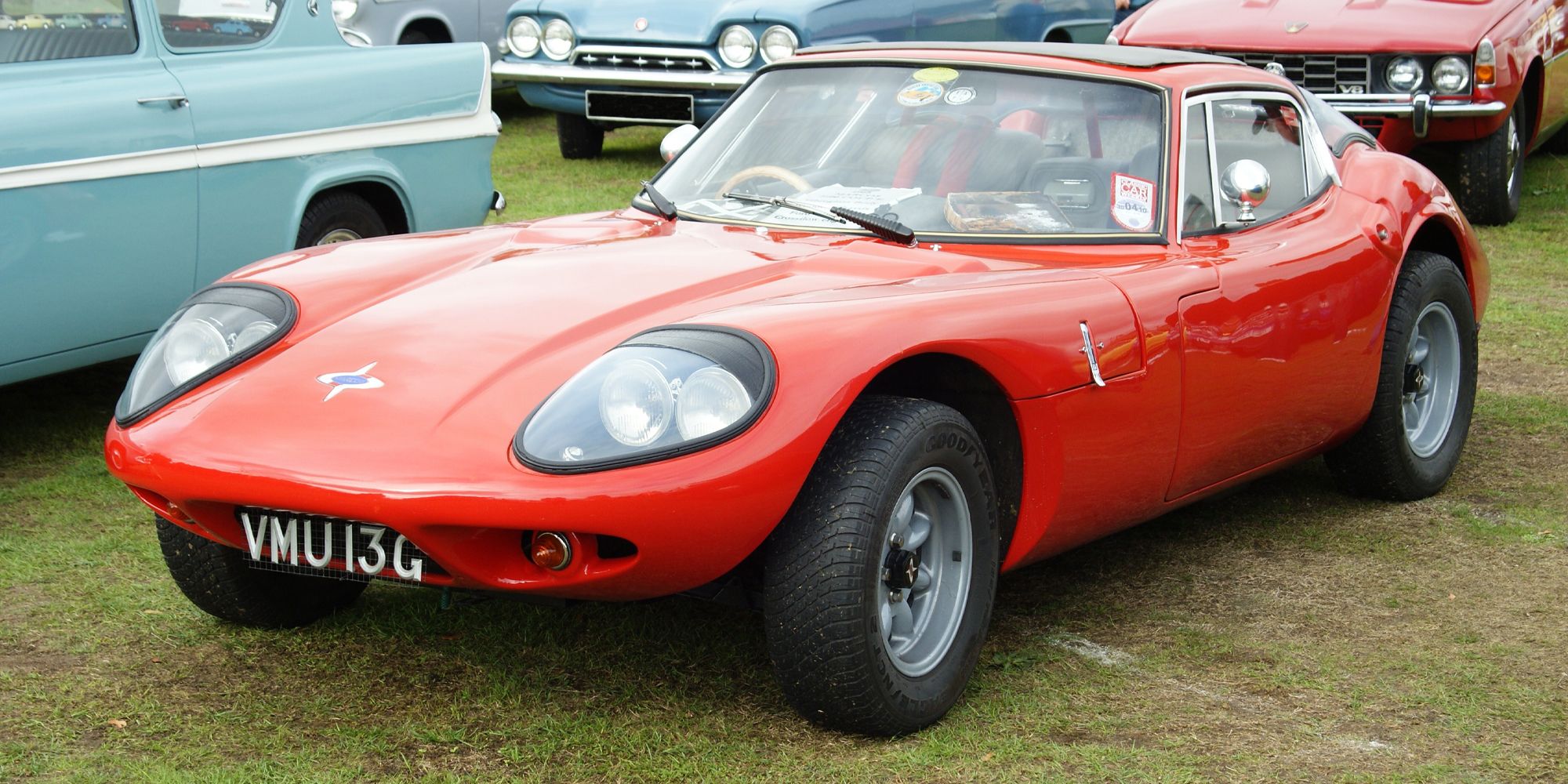 Front 3/4 view of the Marcos GT