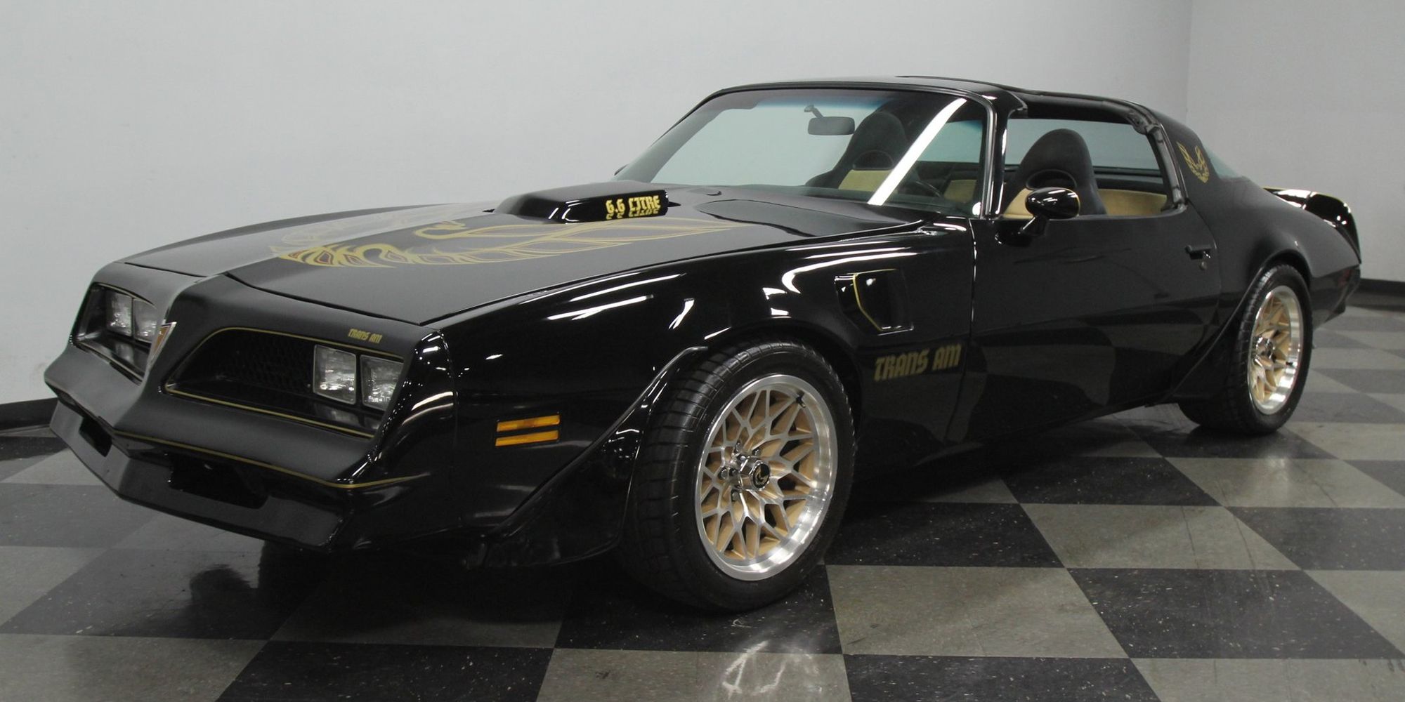 The front of the '77 Transam