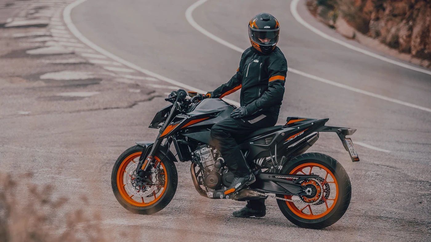 rider on a sportbike