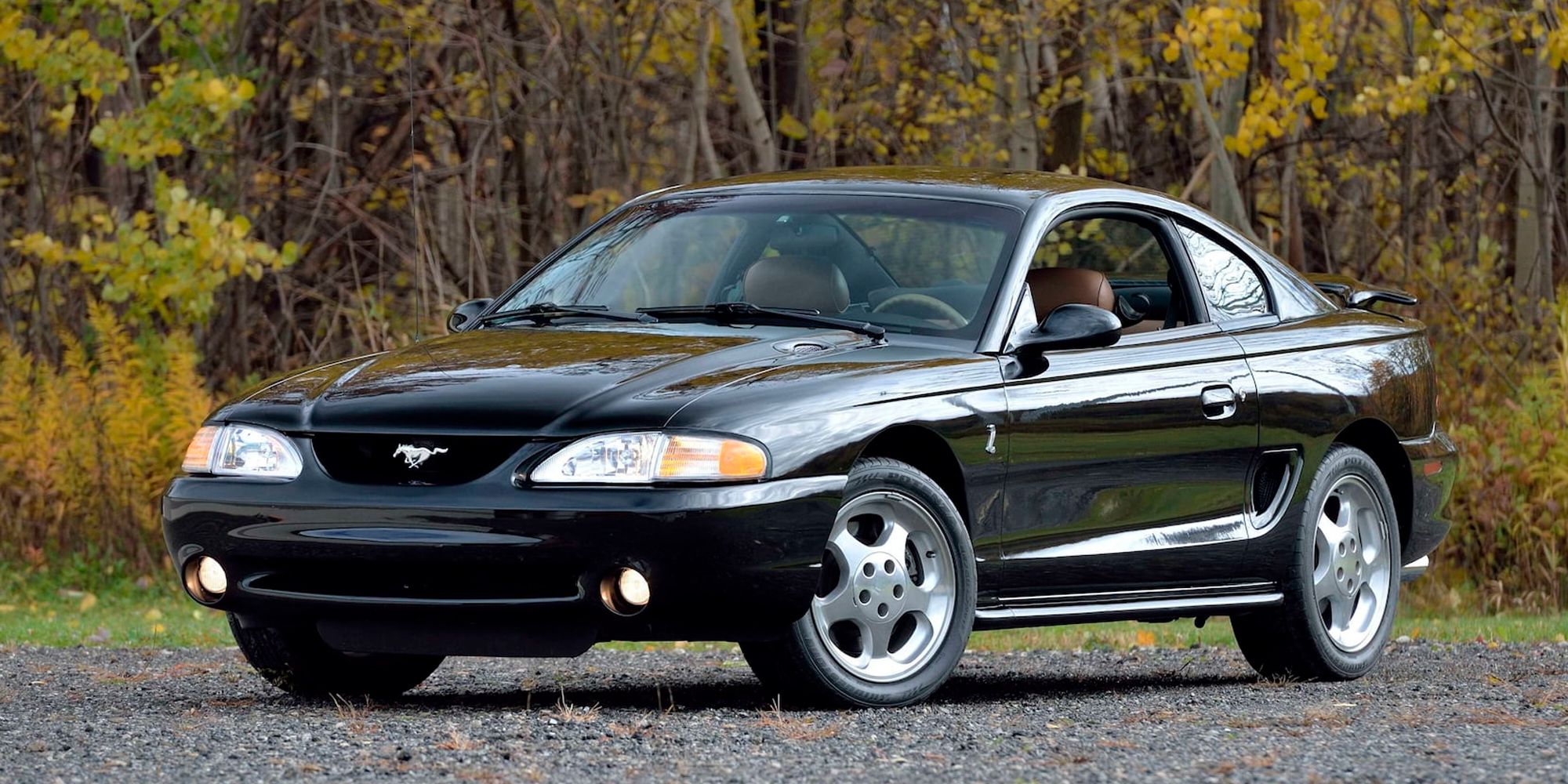 Black SN95 Ford Mustang