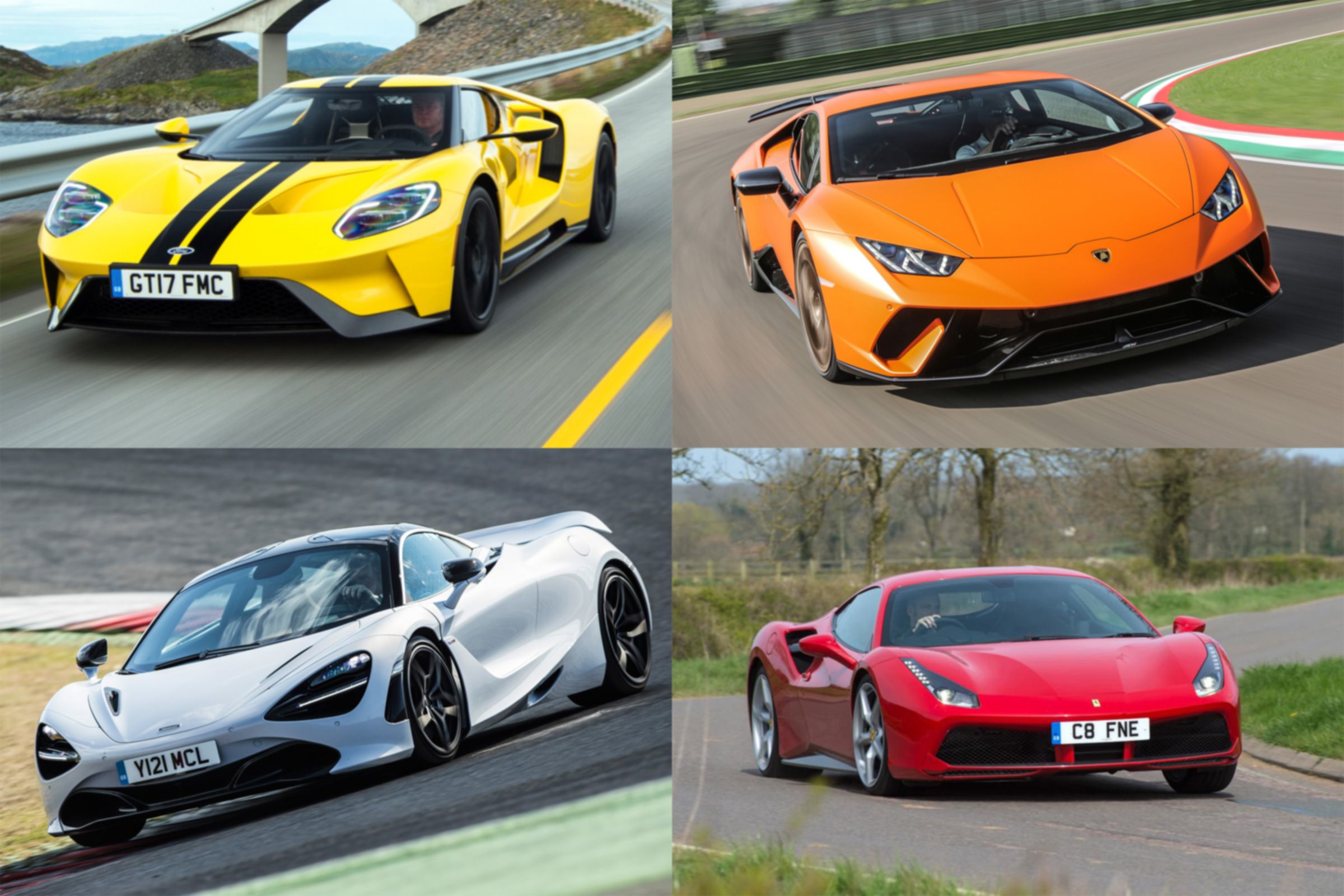 Top supercars in the class