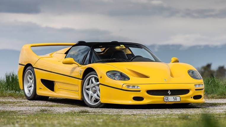 Yellow-Ferrari-F50
