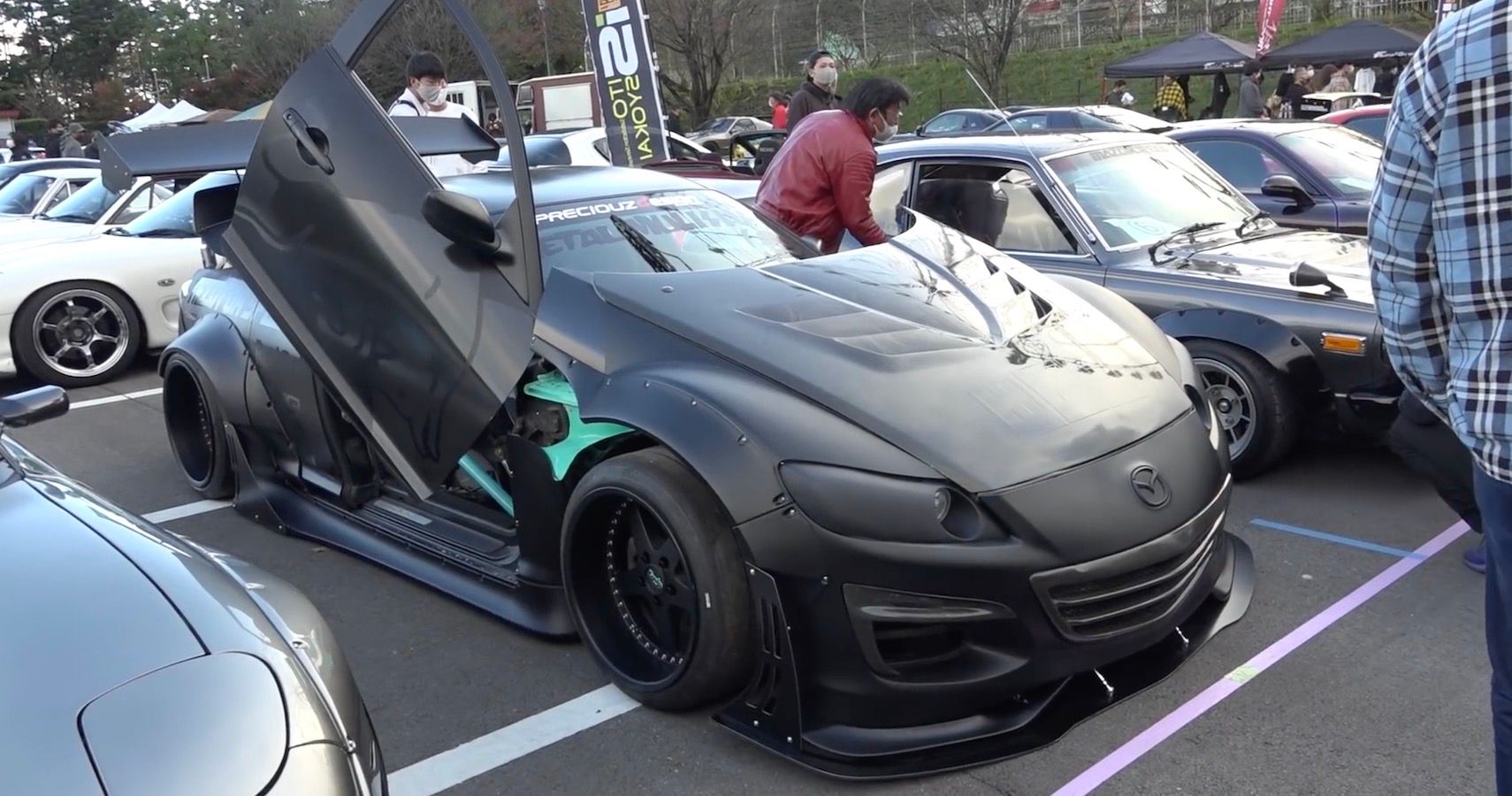 Check Out This Rotary Only Car Meet Featuring Rare Mazdas In Japan