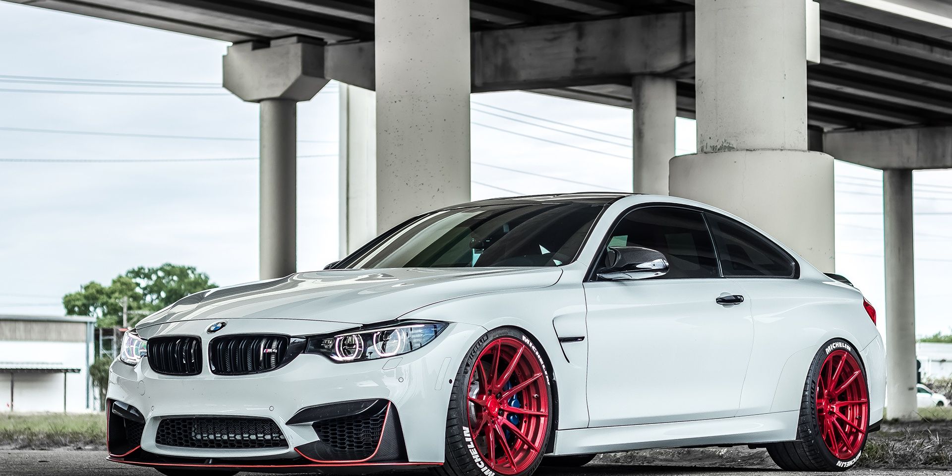 Alpine White BMW F82 M4 In For Some Mods At EAS