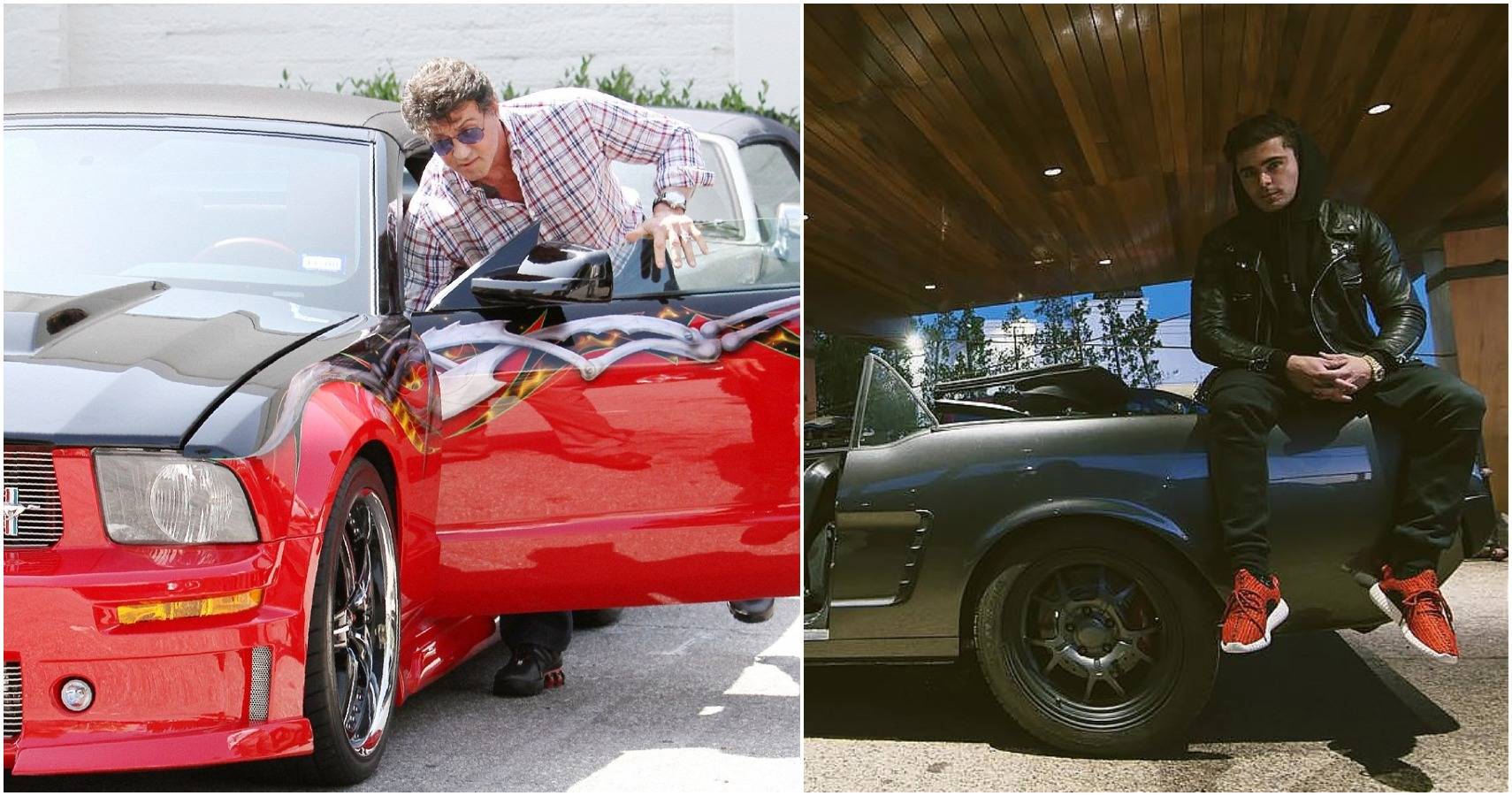 Modern celebs who love ford mustang