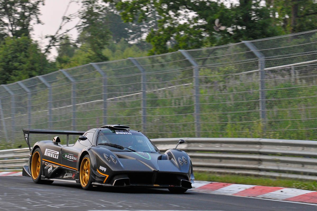 Pagani Zonda and Huayra BC shatter lap records