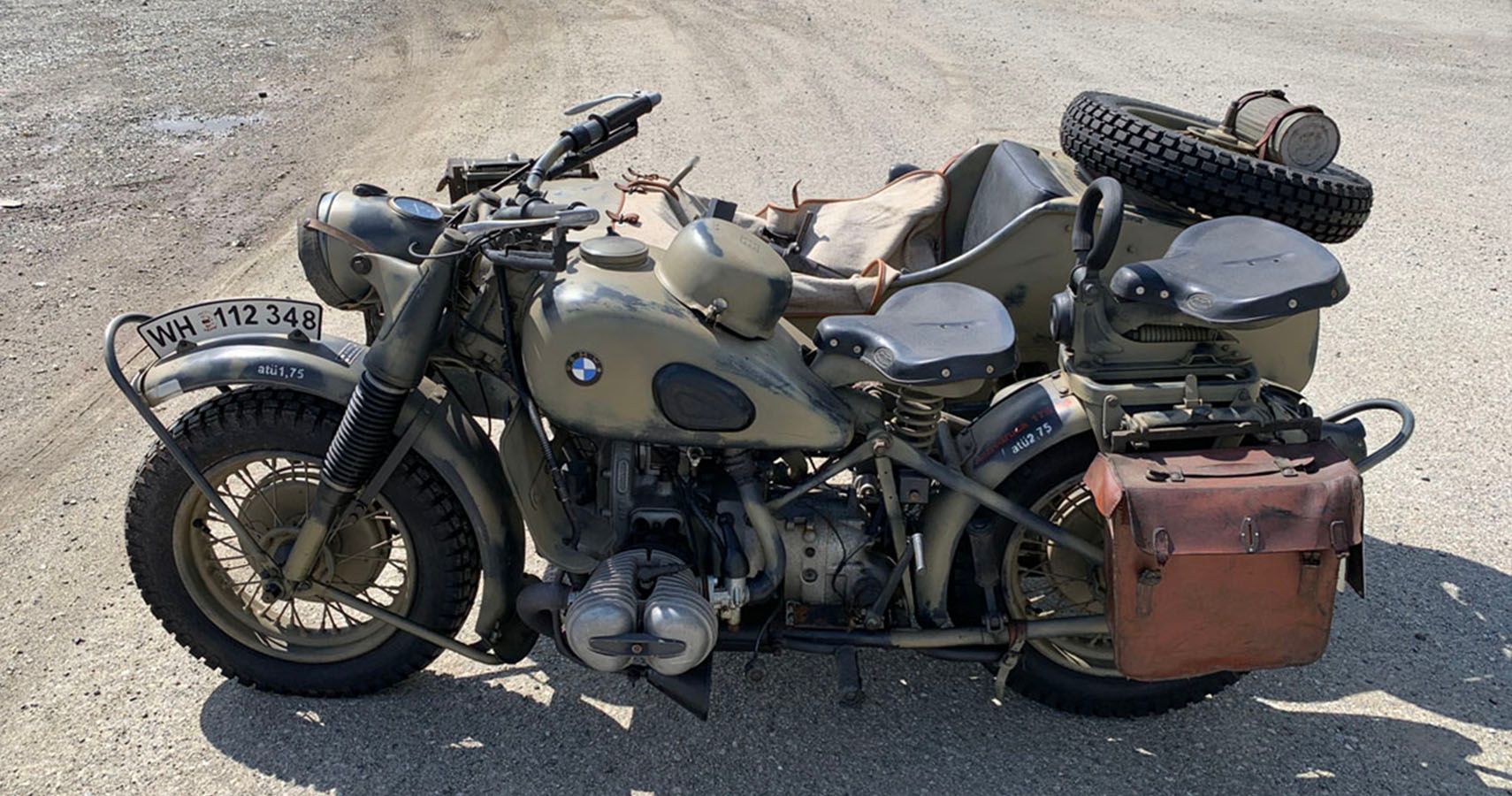 A Detailed Look At Brad Pitt's WWII Motorcycle